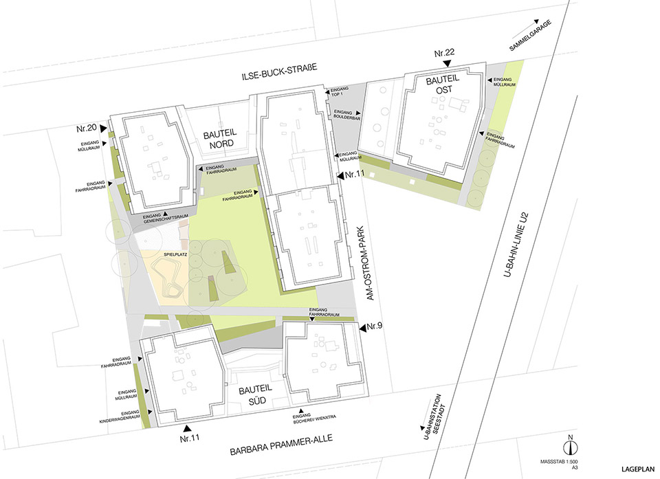 维也纳 Le Lac Sportif 住宅综合体丨奥地利维也纳丨einszueins architektur-25