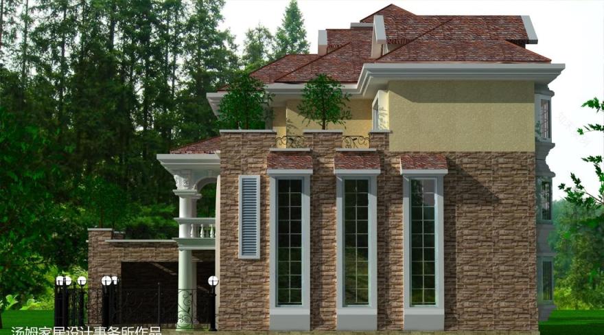 乡村自建房别墅设计 | 汤姆白建筑设计的绿色家园-12