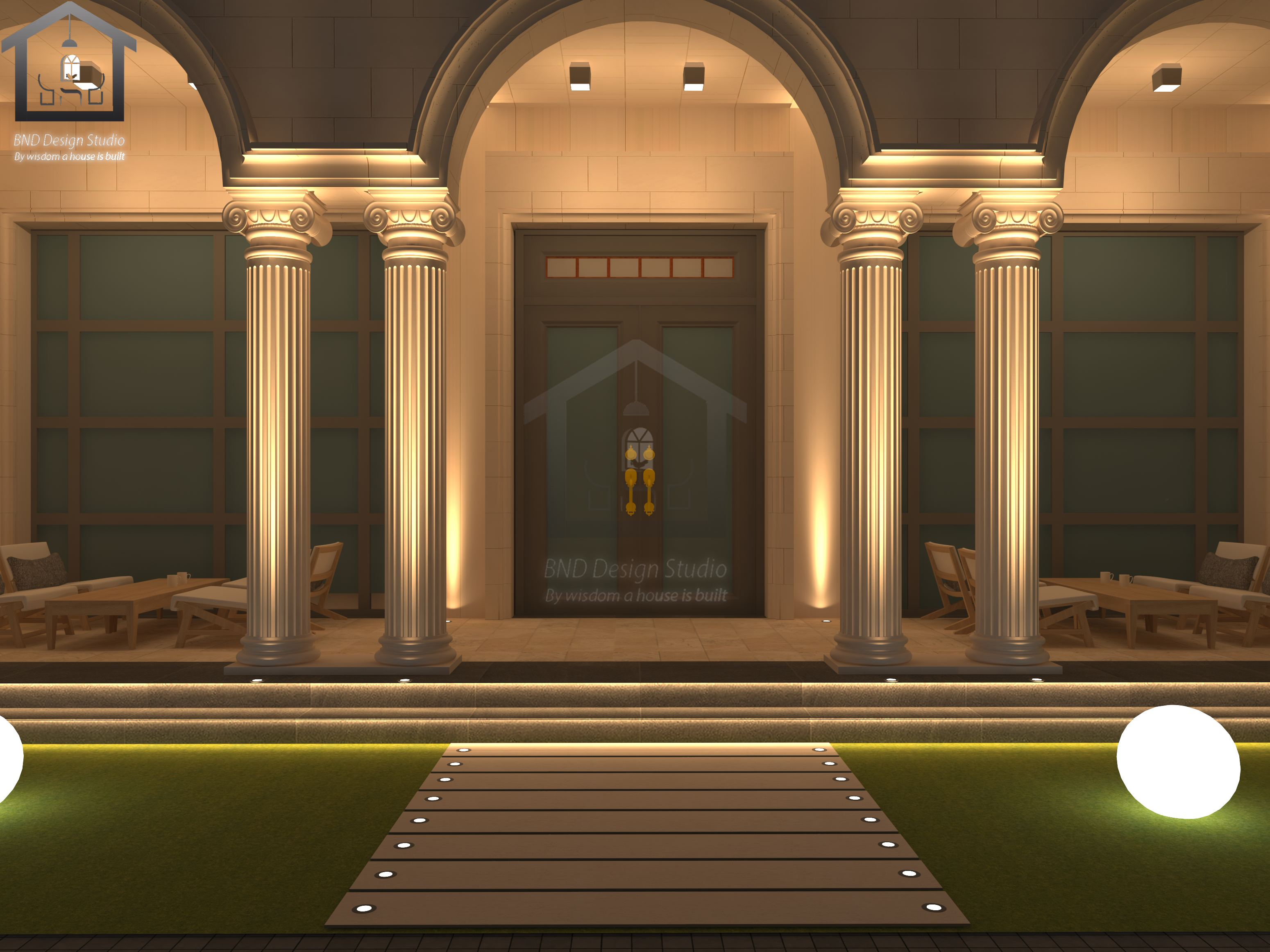 Facade & Landscape Lighting Private Villa - KSA-6