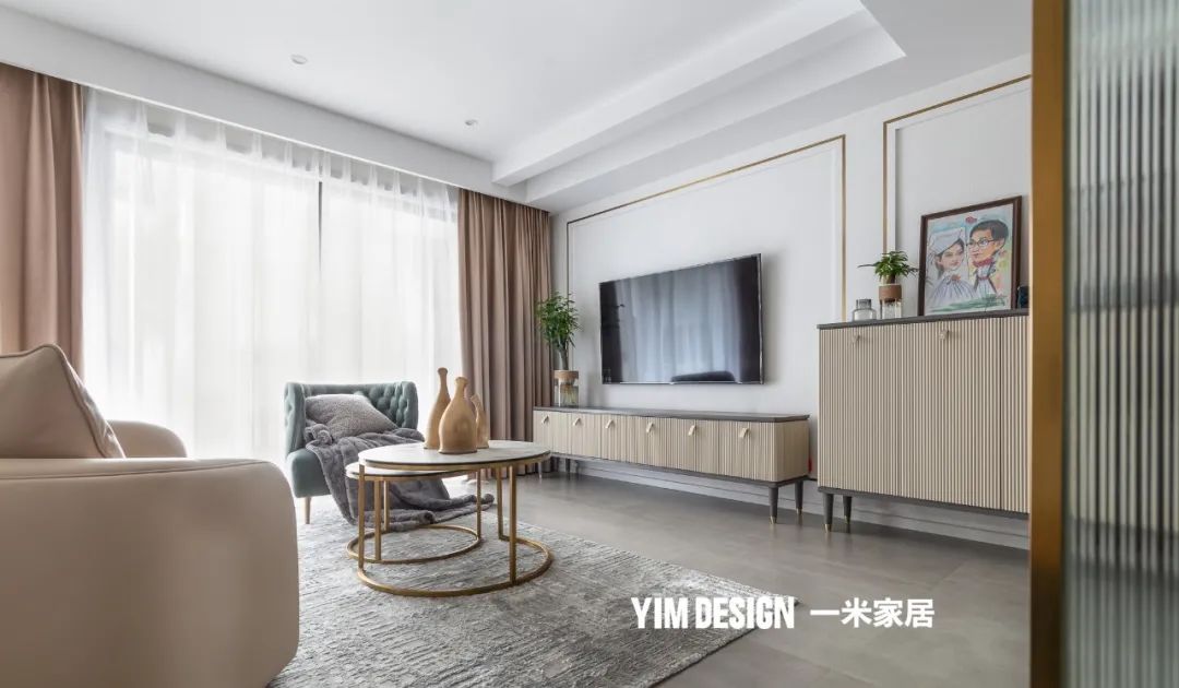 130㎡美式二胎之家，温柔配色治愈空间-14