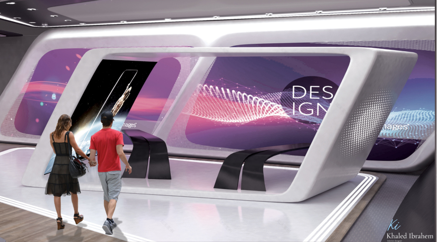 三星展览展台设计丨KHALED IBRAHEIM-9