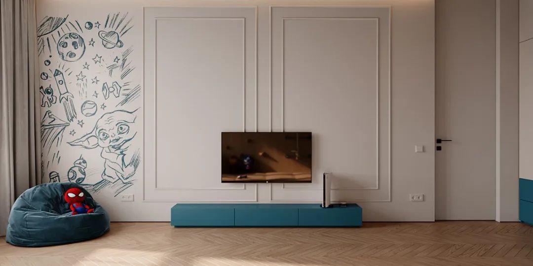 简约轻奢大平层设计丨BODES Studio-67