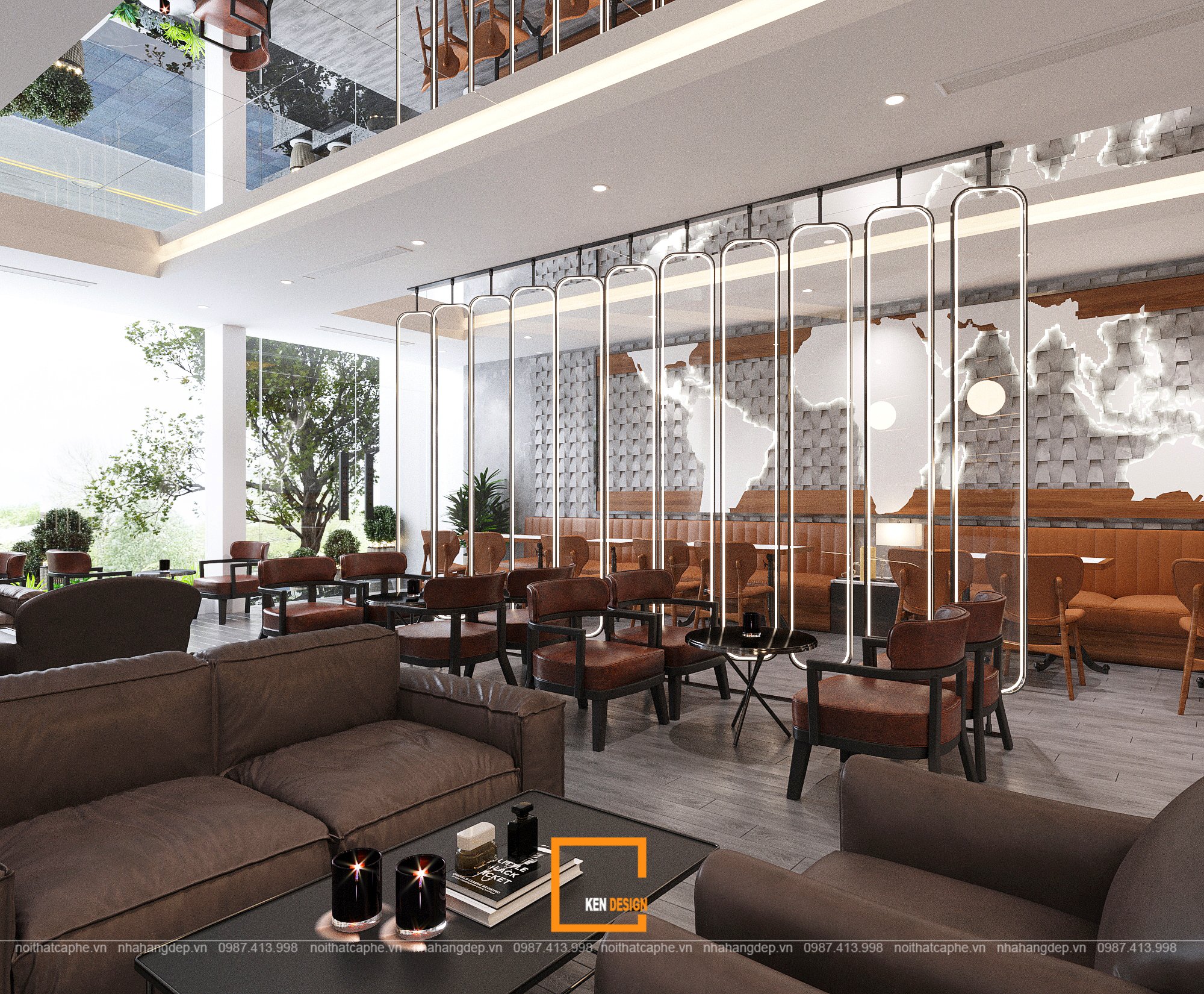 Business Coffee商务咖啡馆设计丨越南河内丨Ken Design-31