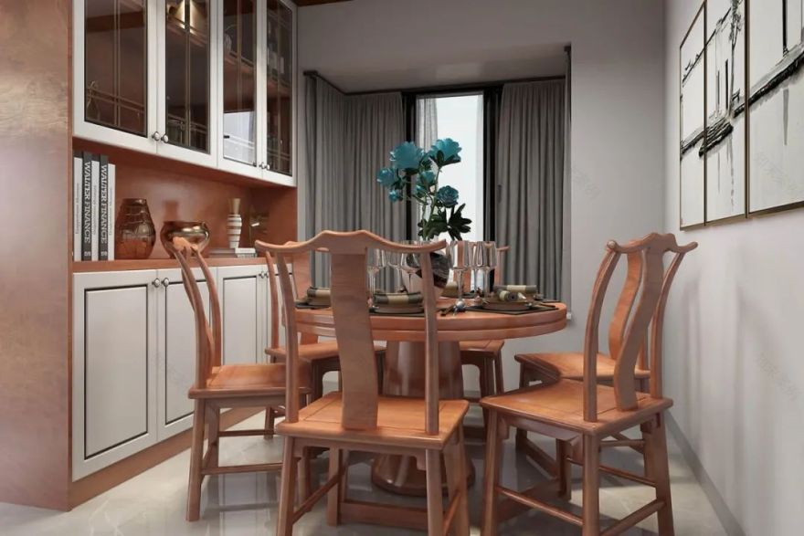 公园溪府 86㎡新中式风办公饮茶空间丨中国南宁丨中庭装饰集团-18