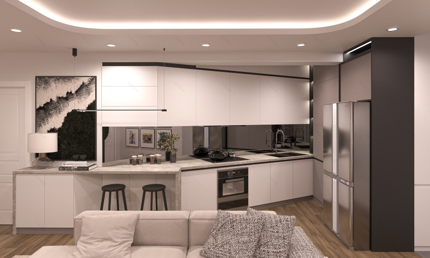 2 Bedroom Apartment 室内设计丨蒙古丨De.Goo-10