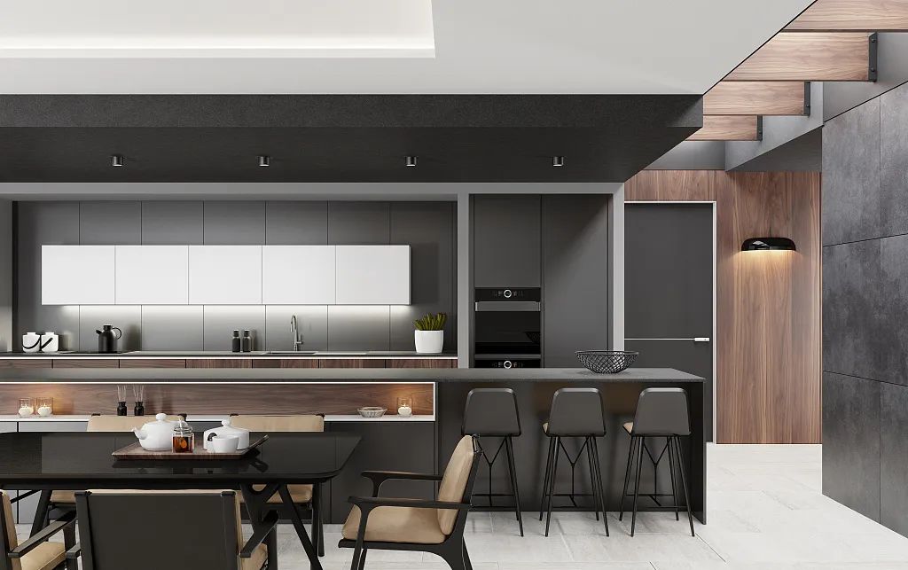 峰上名宅 · 餐厨一体化设计-20