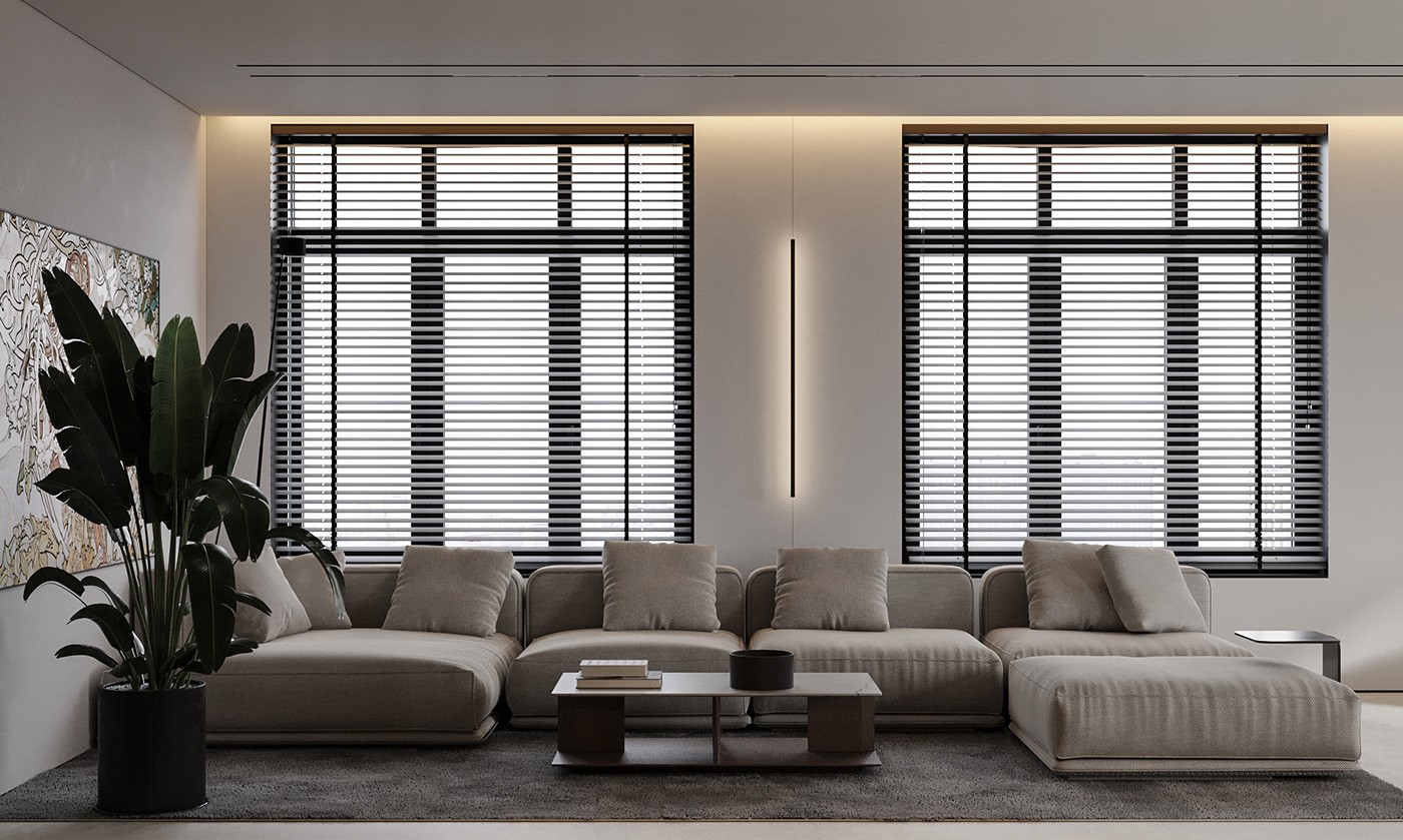 高级简约灰白空间  大气简洁！-1