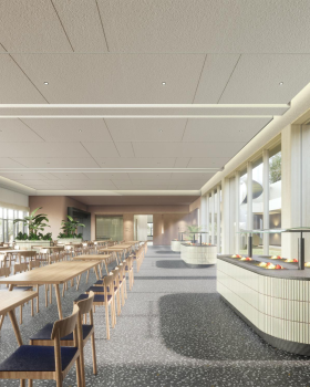 制药公司办公室及员工餐厅设计