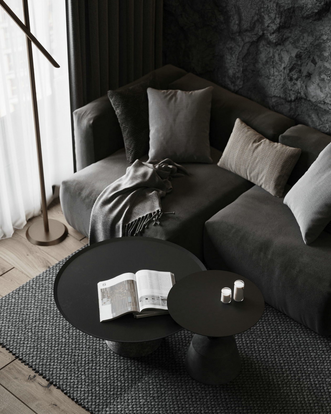 高级黑公寓 丰富极具有质感-13