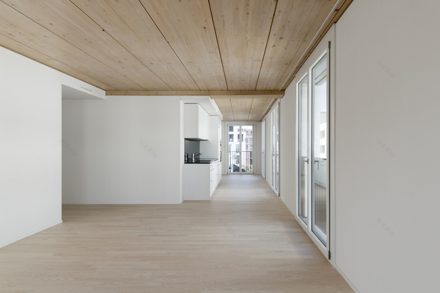 瑞士苏黎世新城区木材住宅“sue&till”-21