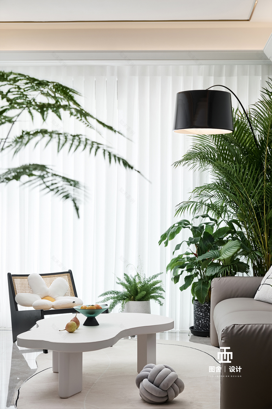 时尚精致的“双面”女主复古,自然新家丨图舍设计-37