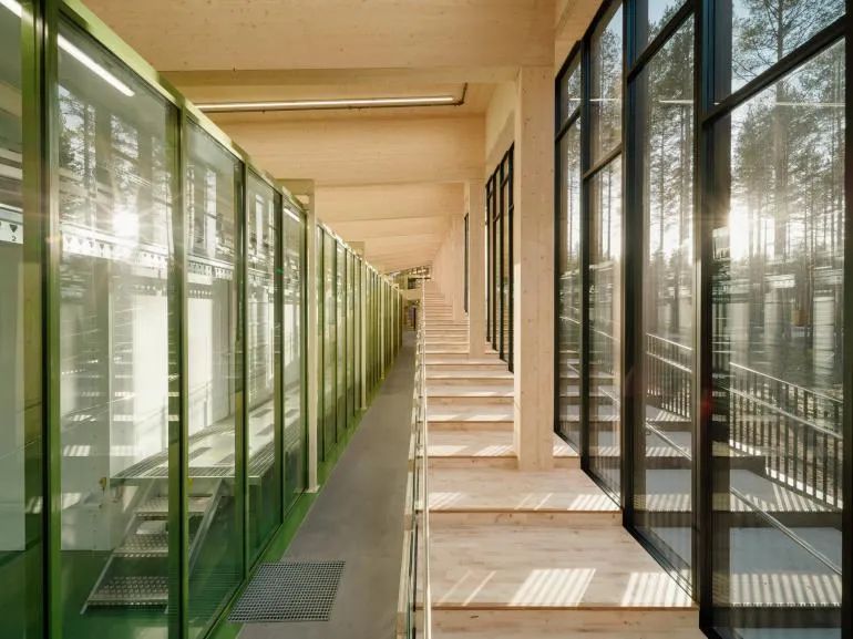 挪威森林中的彩色环保家具工厂 · The Plus丨Bjarke Ingels Group (BIG)-32