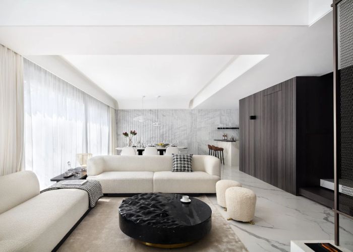 昆明中海云麓九里上下叠样板间丨中国昆明丨成都李益中空间设计-23