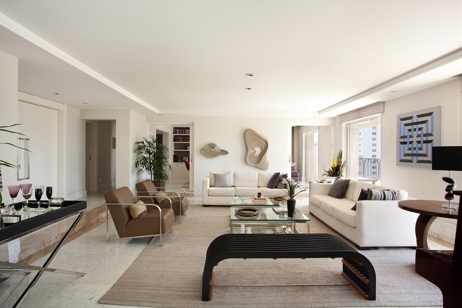 圣保罗 Pacaembu 公寓 | 现代艺术与传统家具的完美结合-1