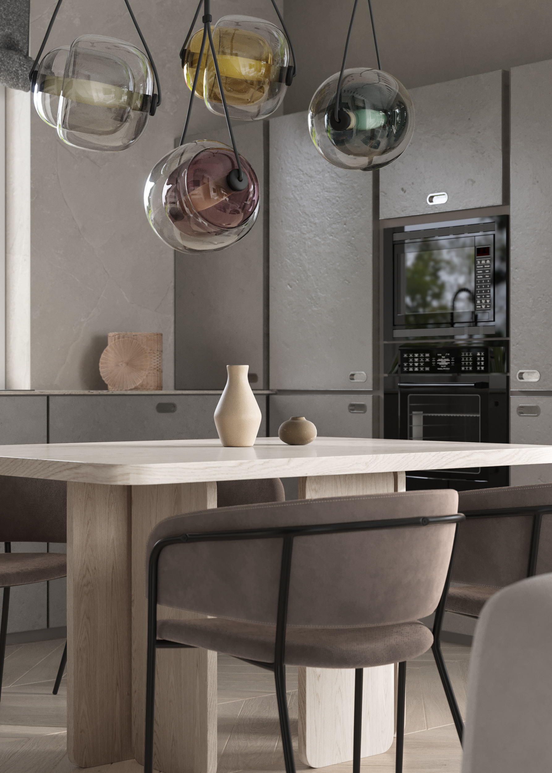 Guryevskaya Sloboda 村住宅室内设计丨Sergey Kachalov-13