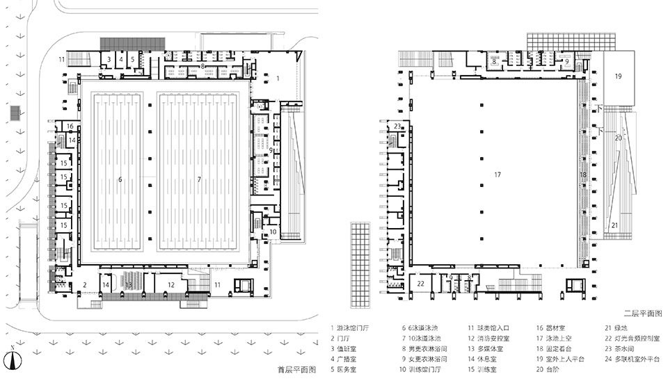 华中科技大学游泳馆丨中国武汉丨华南理工大学建筑设计研究院有限公司孙一民工作室-62