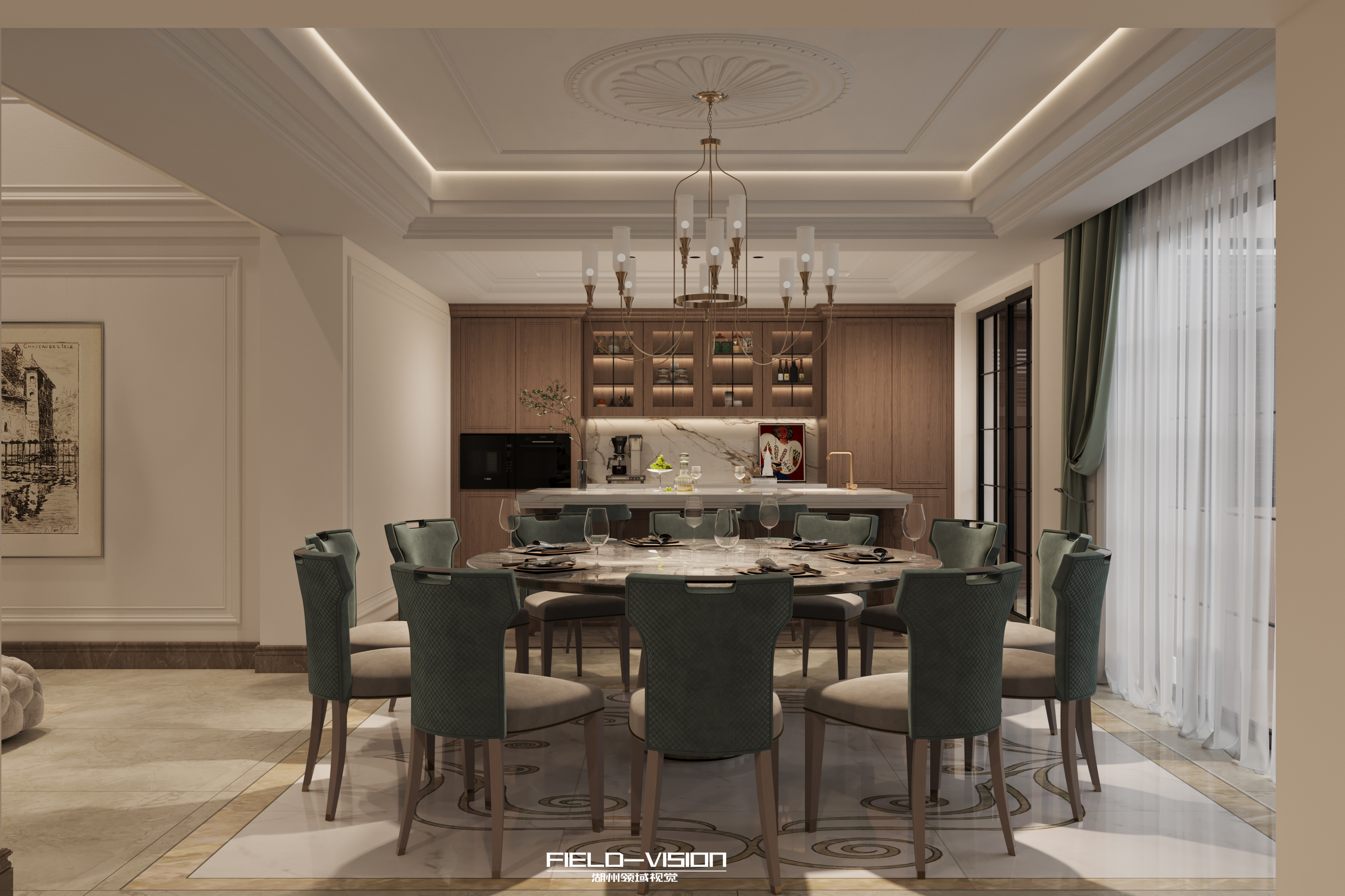 美式乡村风别墅-8