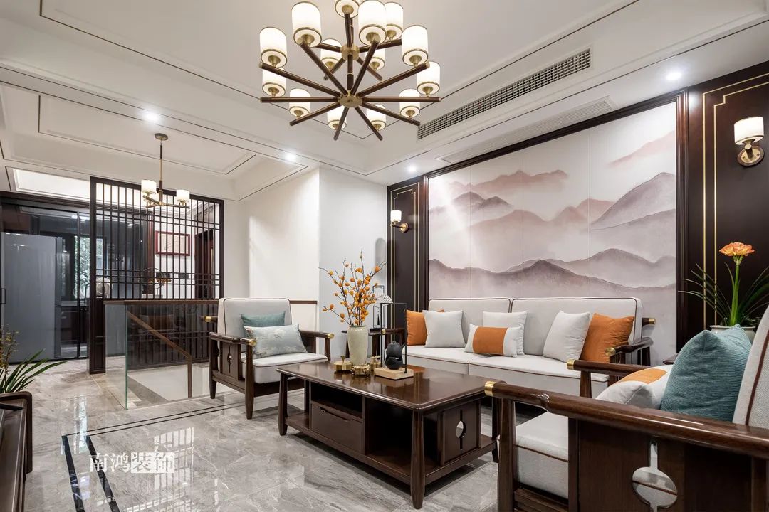 新中式风雅住宅丨浙江南鸿装饰-25