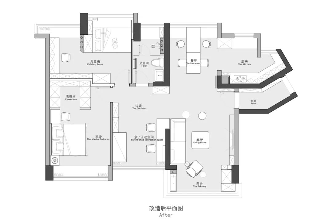 简约灰调之家丨中国广州丨301 设计研究所-7