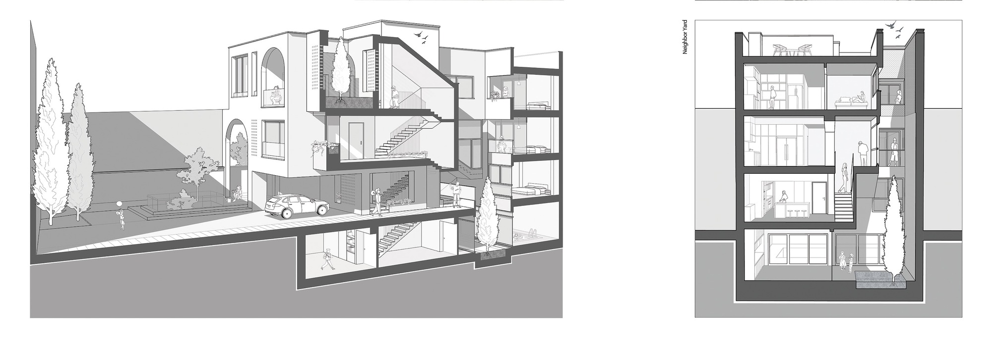 2 个伊万，2 所房子丨伊朗丨Hamaan Architectural Office-33