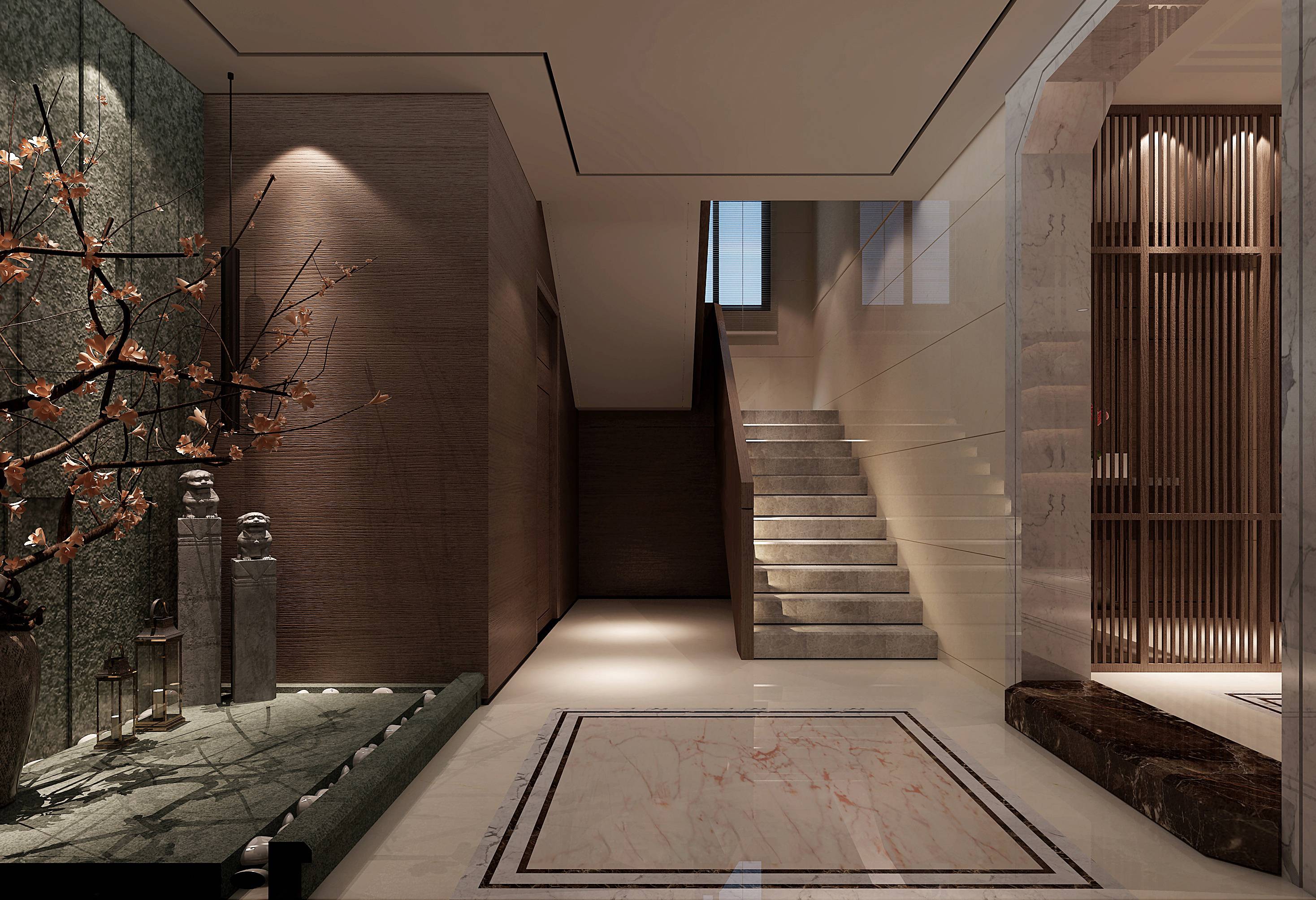 新中式 中式古典 奢华家装别墅样板房-18-22