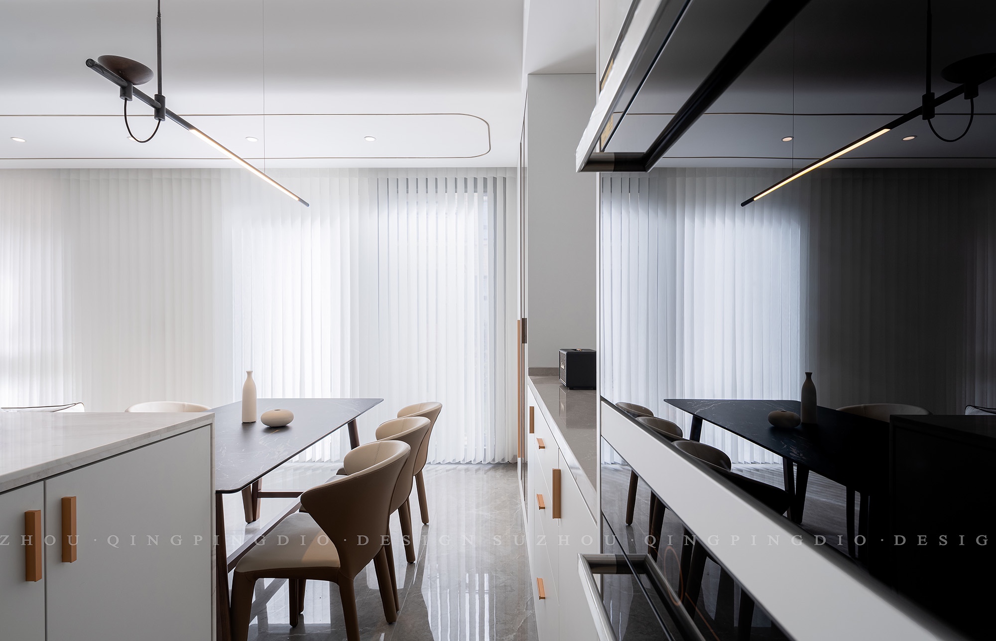 舟山白鹭湾花园丨中国舟山丨苏州清平调空间设计-23