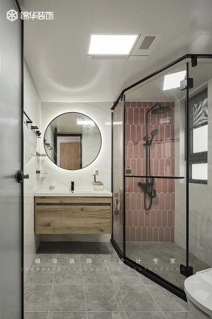 99㎡极简木质空间丨锦华装饰-46