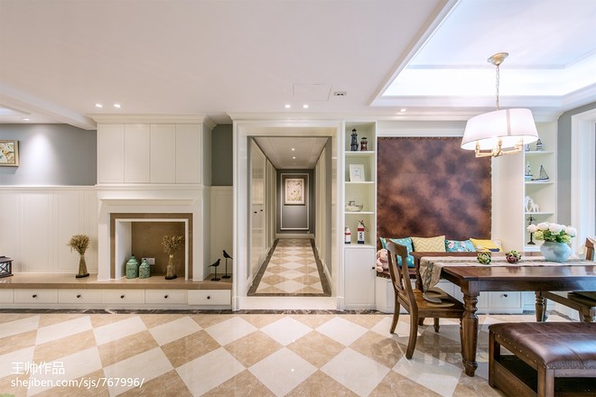 50万元四居及以上160平米装修案例·托斯卡纳的花园-14