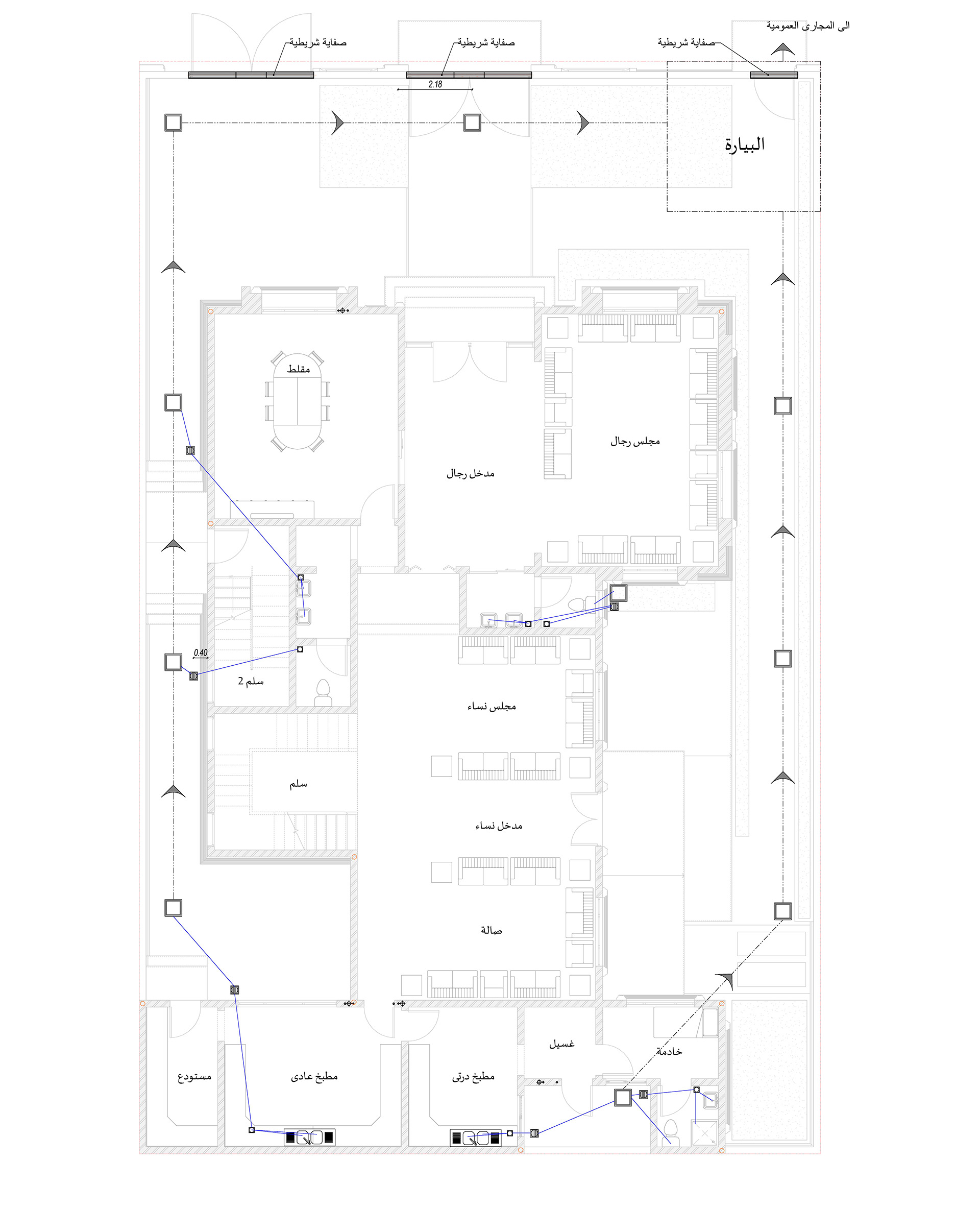 M·K· Classic Villa 室内外设计丨沙特阿拉伯丨Bariq Consultants-34