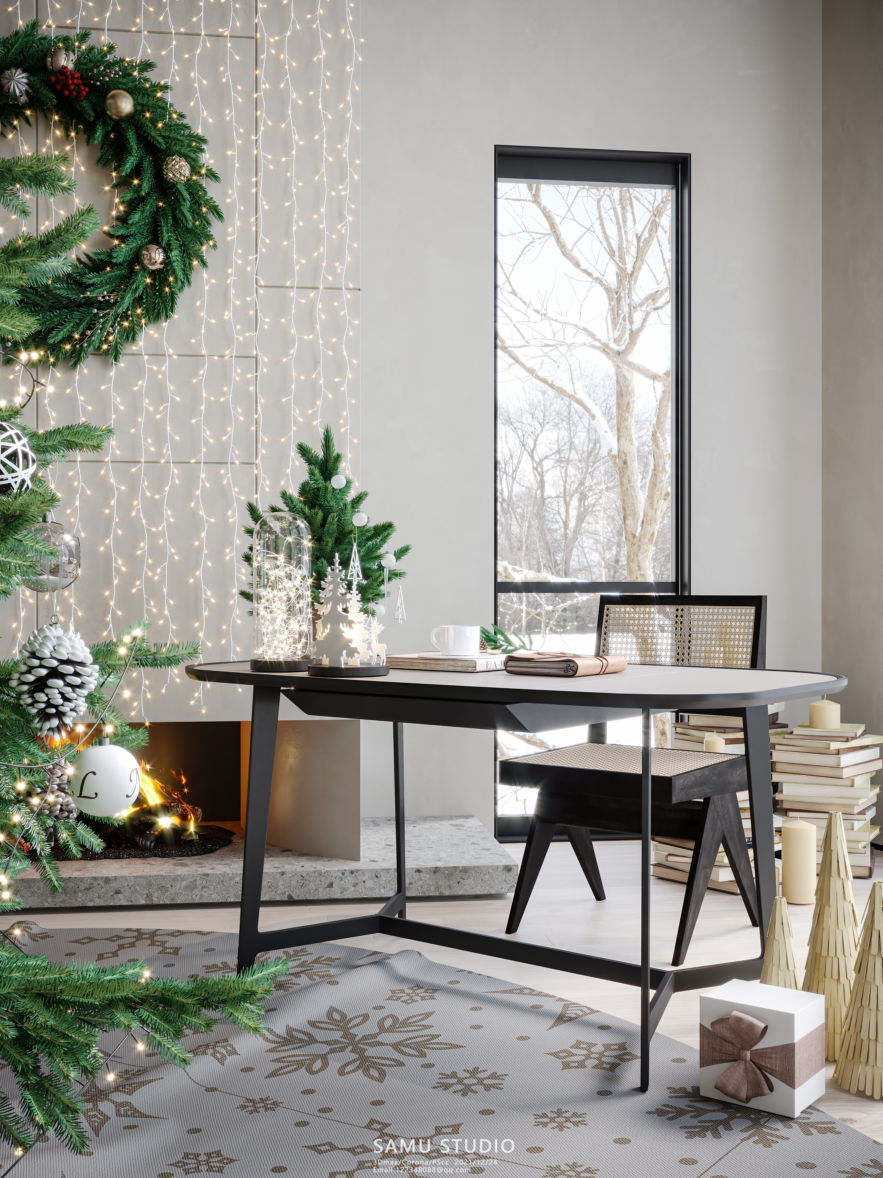 SAMU STUDIO 的 2021 圣诞室内设计-8