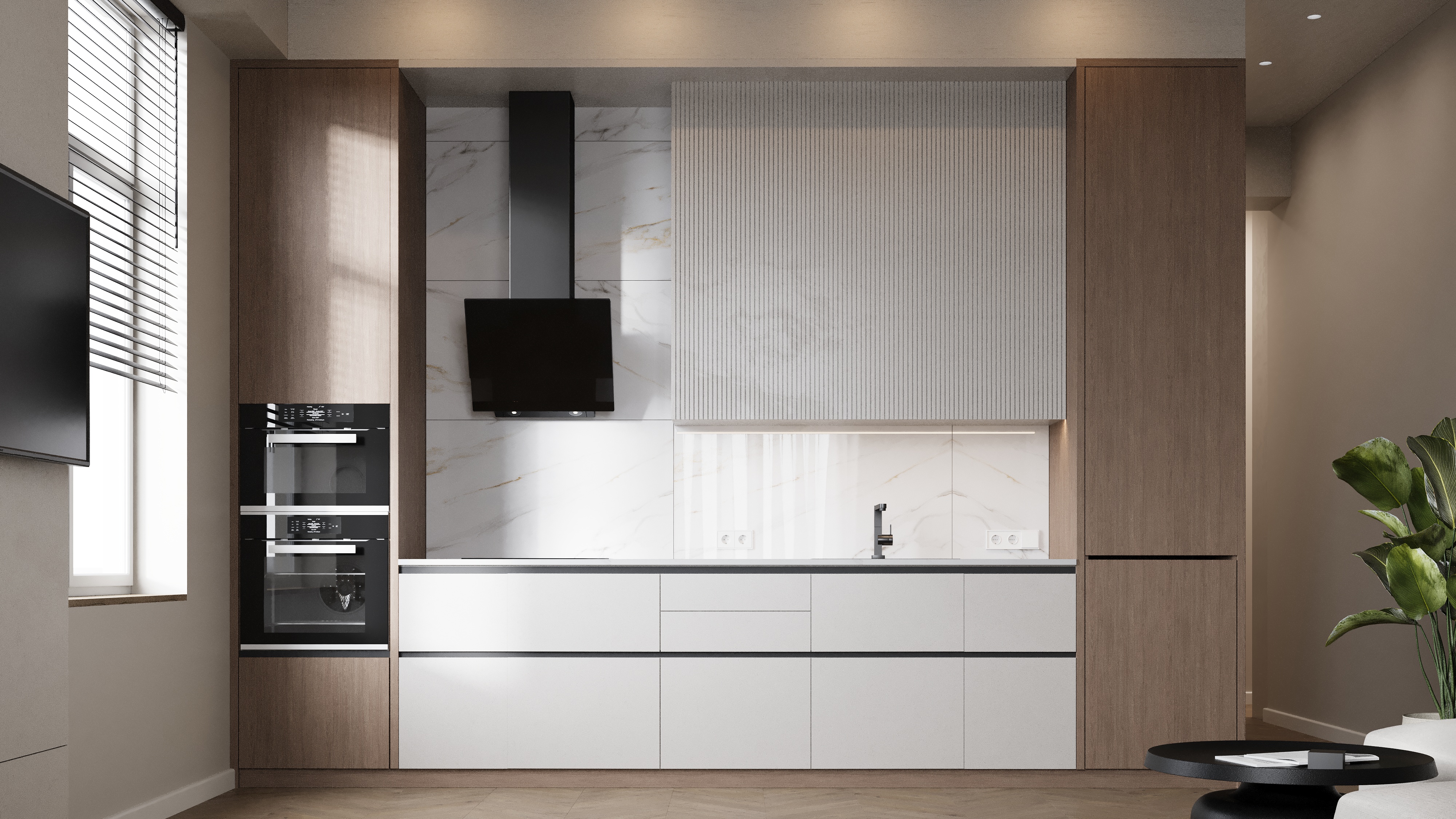 Визуализации проекта кухни-гостиной-4