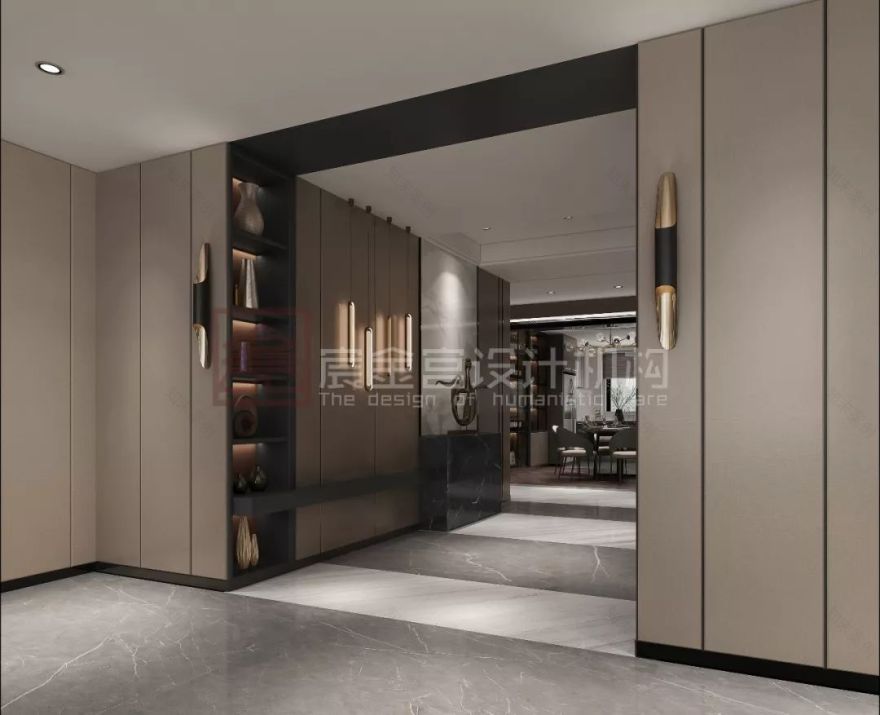 高级灰与大理石的奢华韵律——宸金宫设计机构案例点评-29