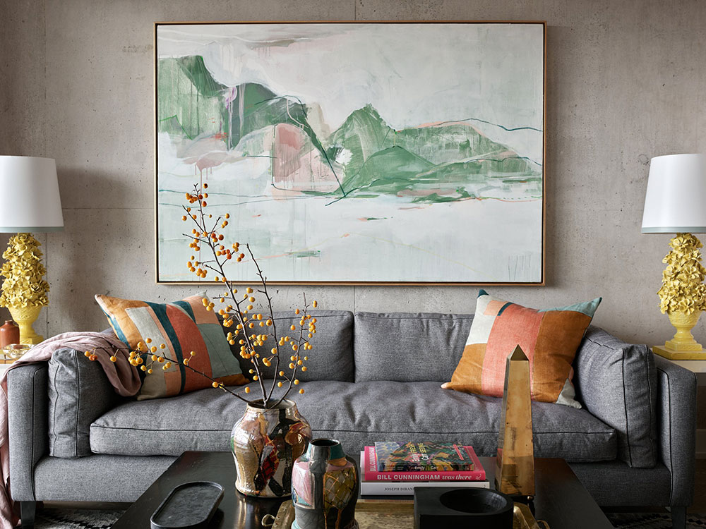 加拿大音乐家 Jann Arden 的粉色工业风公寓-8