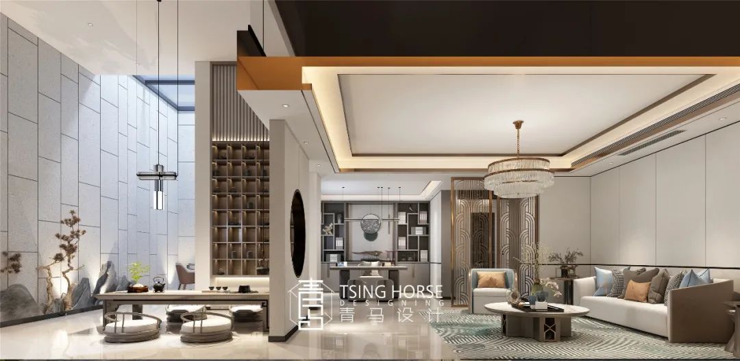 中建昆明澜庭·联排下叠 280㎡ 新中式 安然栖心 /李峻-94