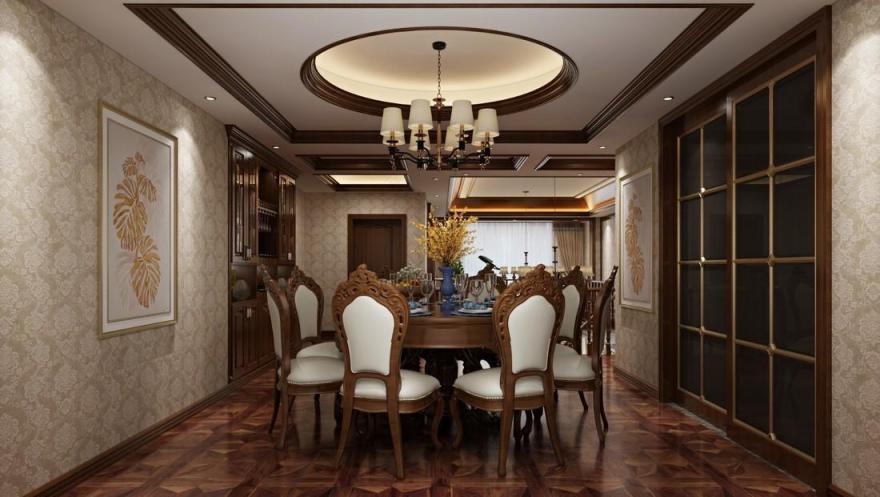 吉首市溶江小区壹号复式楼美式风格-0