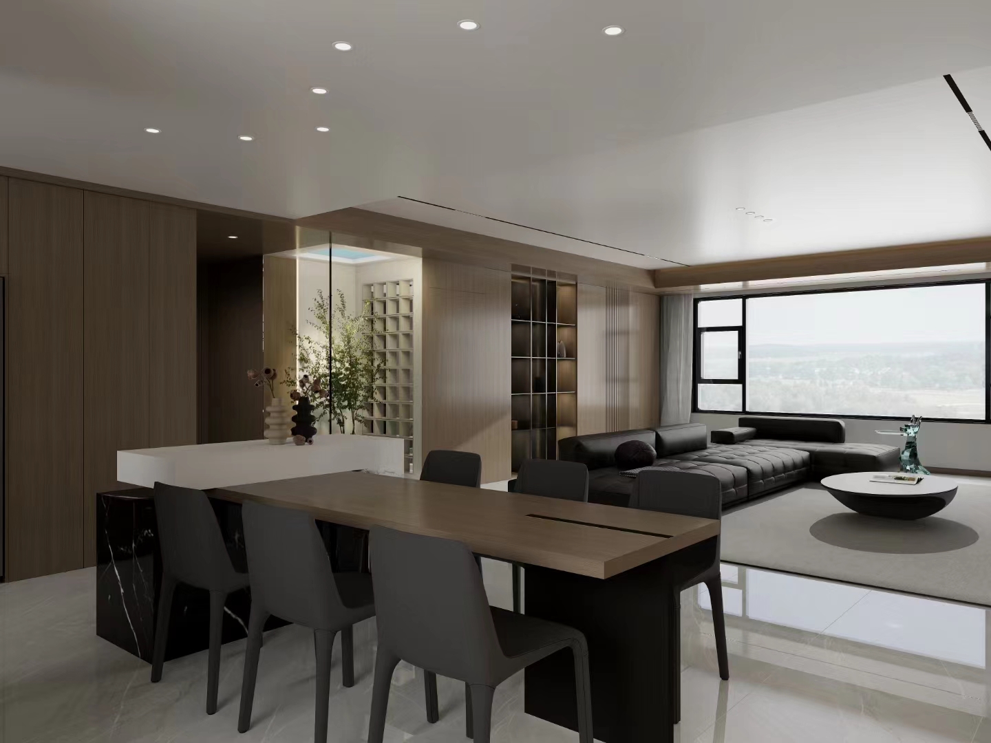 内蒙古赤峰 160 平现代风住宅设计-12