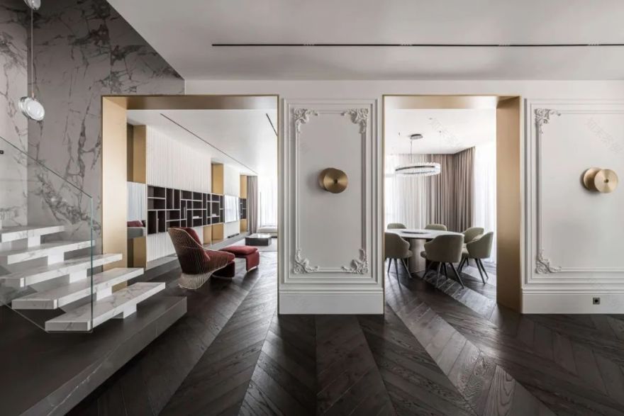 302㎡顶层复式住宅设计丨IQOSA Architect-3