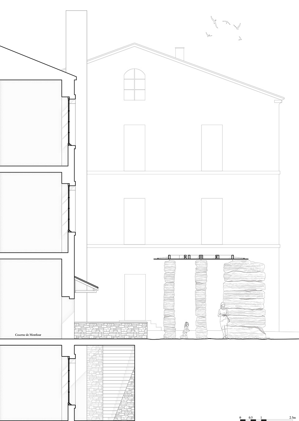 Bonifacio蒙洛军营入口前广场改造项目丨法国丨Orma Architettura-48