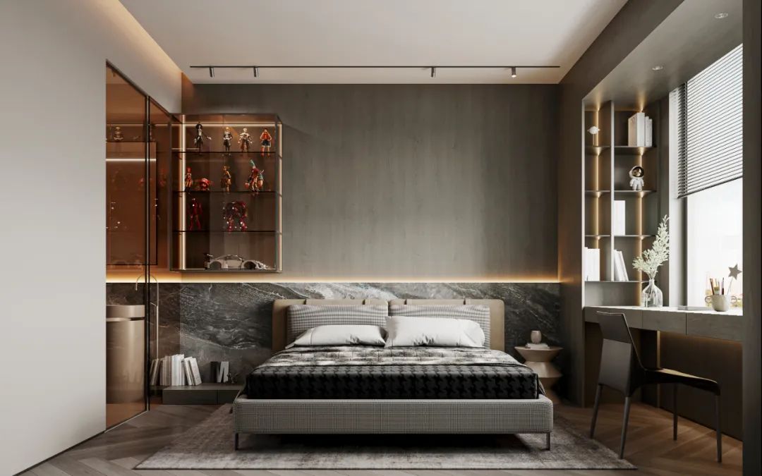 长沙 180m²自然隐奢空间丨中国长沙丨周笙笙全案设计工作室-24