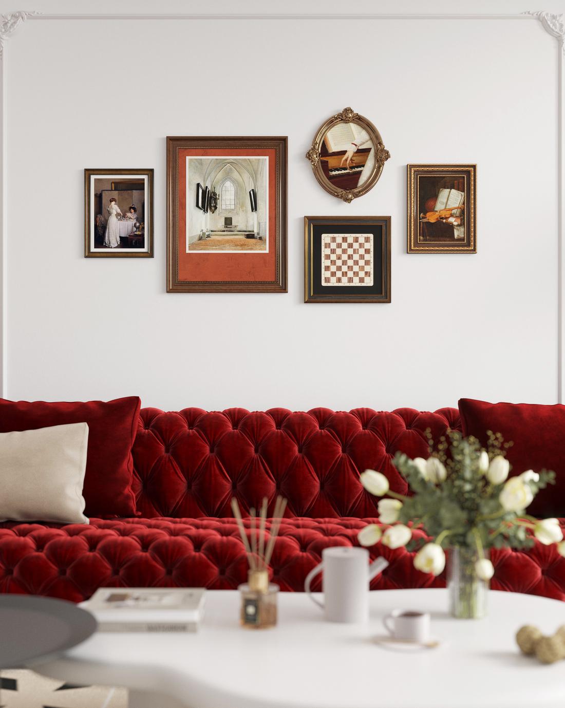 110㎡法式复古风住宅设计-11