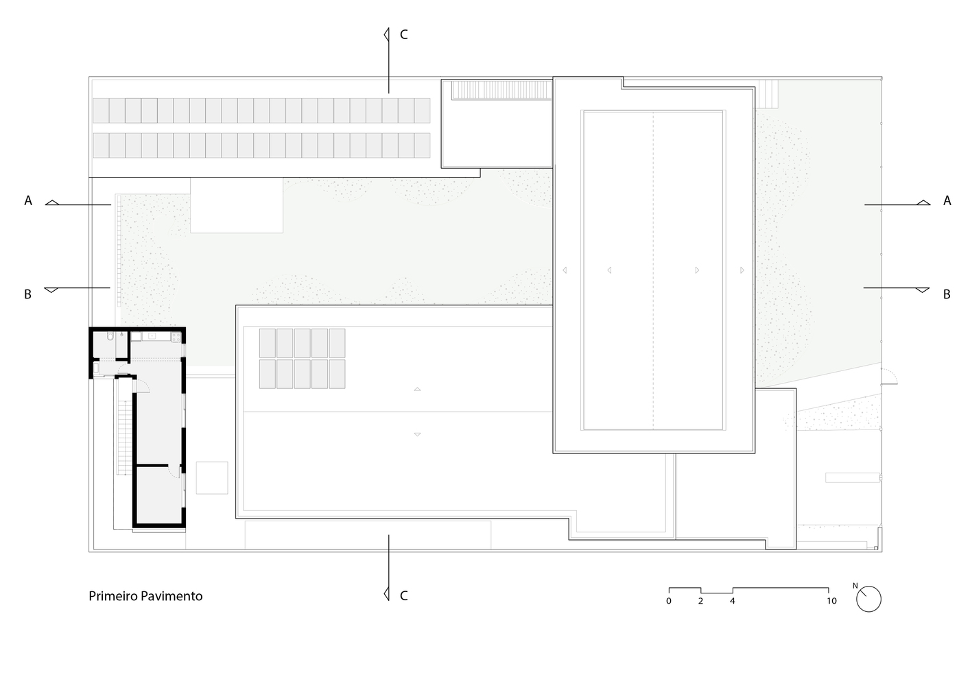 巴西 Campo Belo Residence 现代主义风格翻新-69
