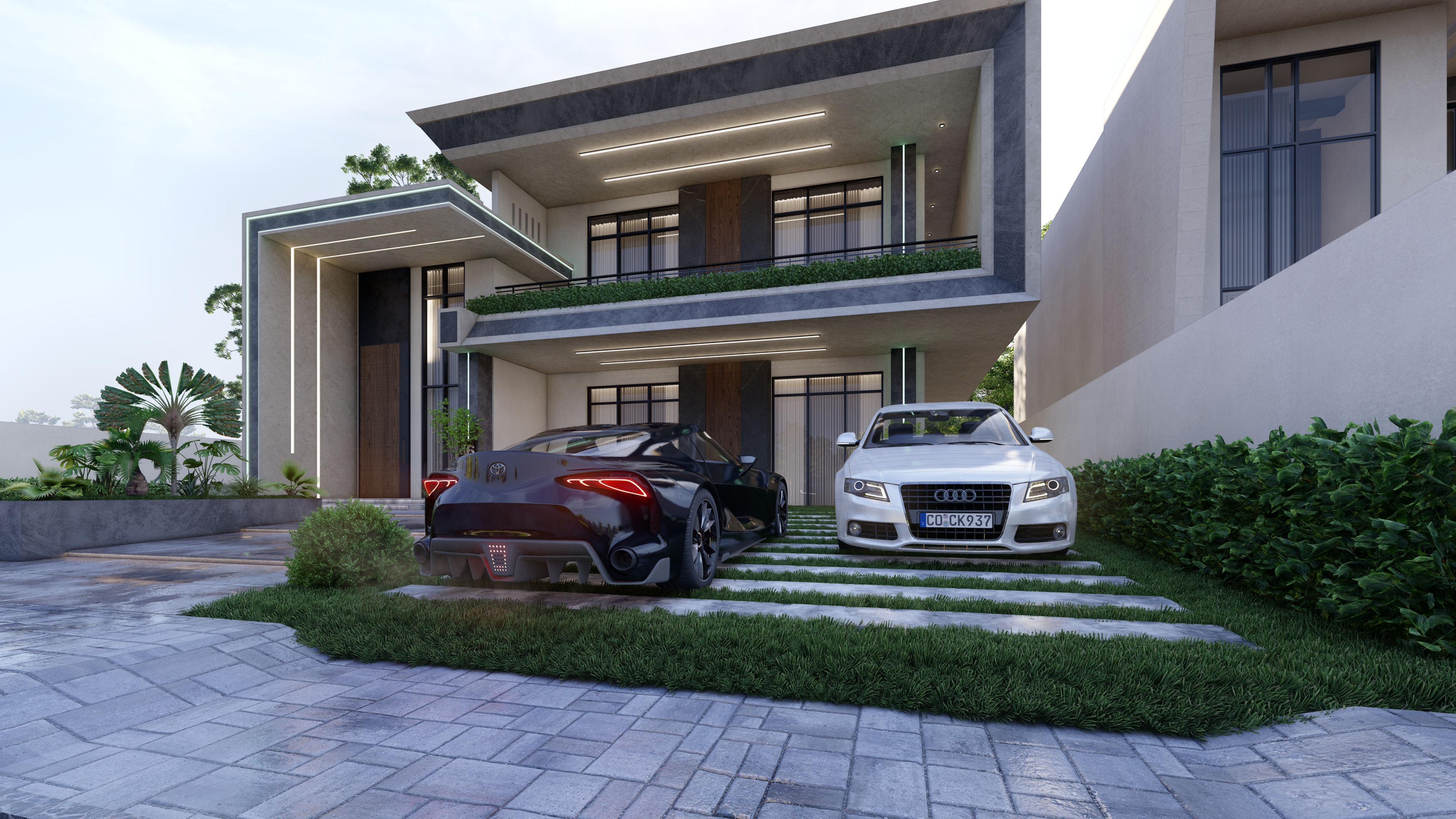 现代迪拜别墅丨阿联酋迪拜-11