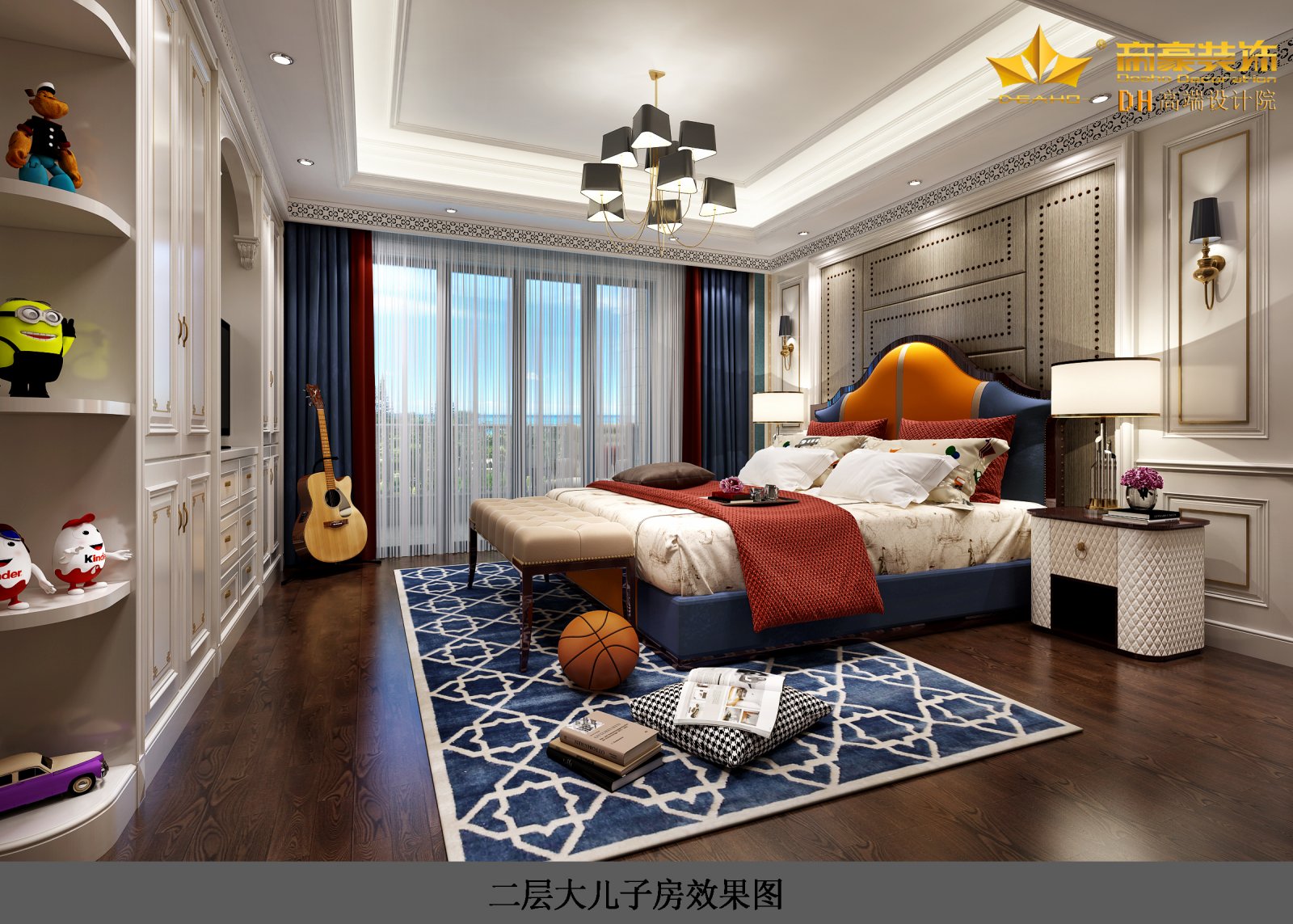 欧式豪宅别墅-19