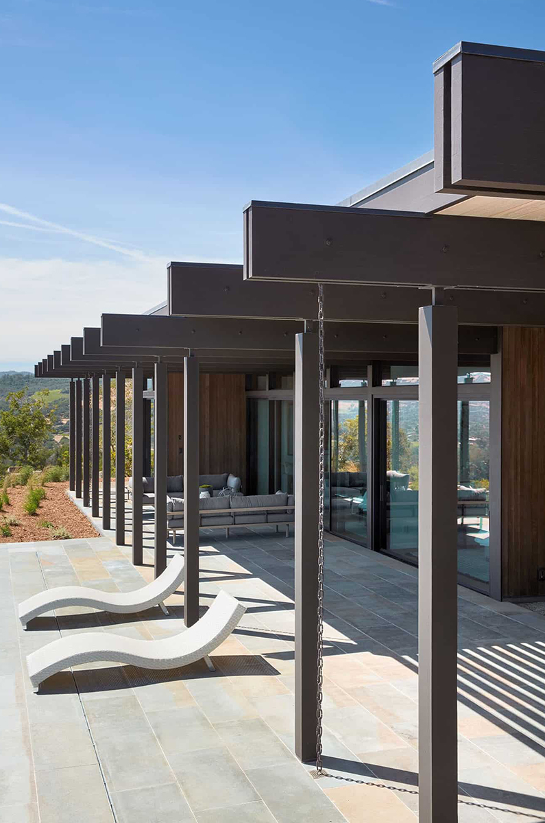 美国 Sonoma Hilltop 新住宅丨Klopf Architecture-35