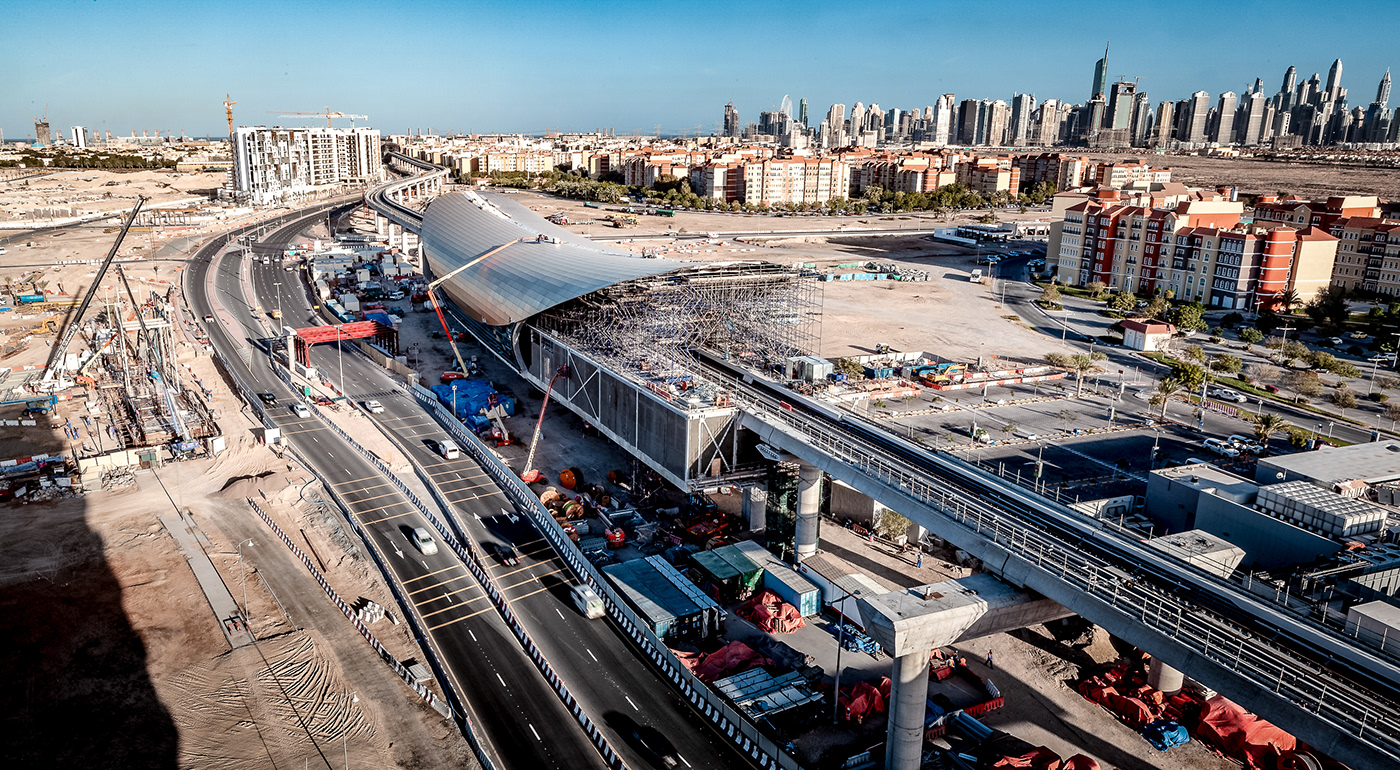 迪拜地铁 R71 线发现花园站 | 五年建设历程的惊艳终点-7