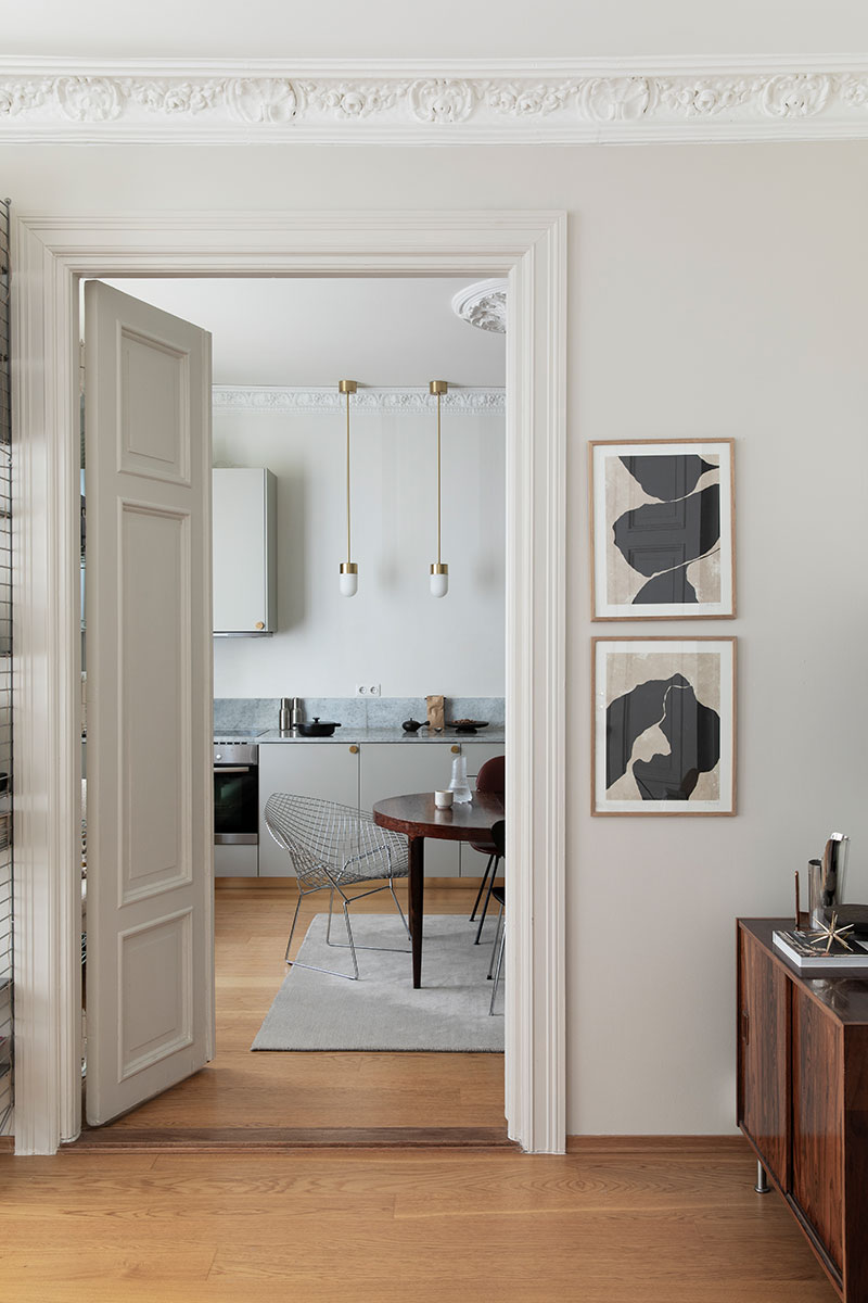 丹麦简约公寓 | 古典与现代的温柔碰撞-4