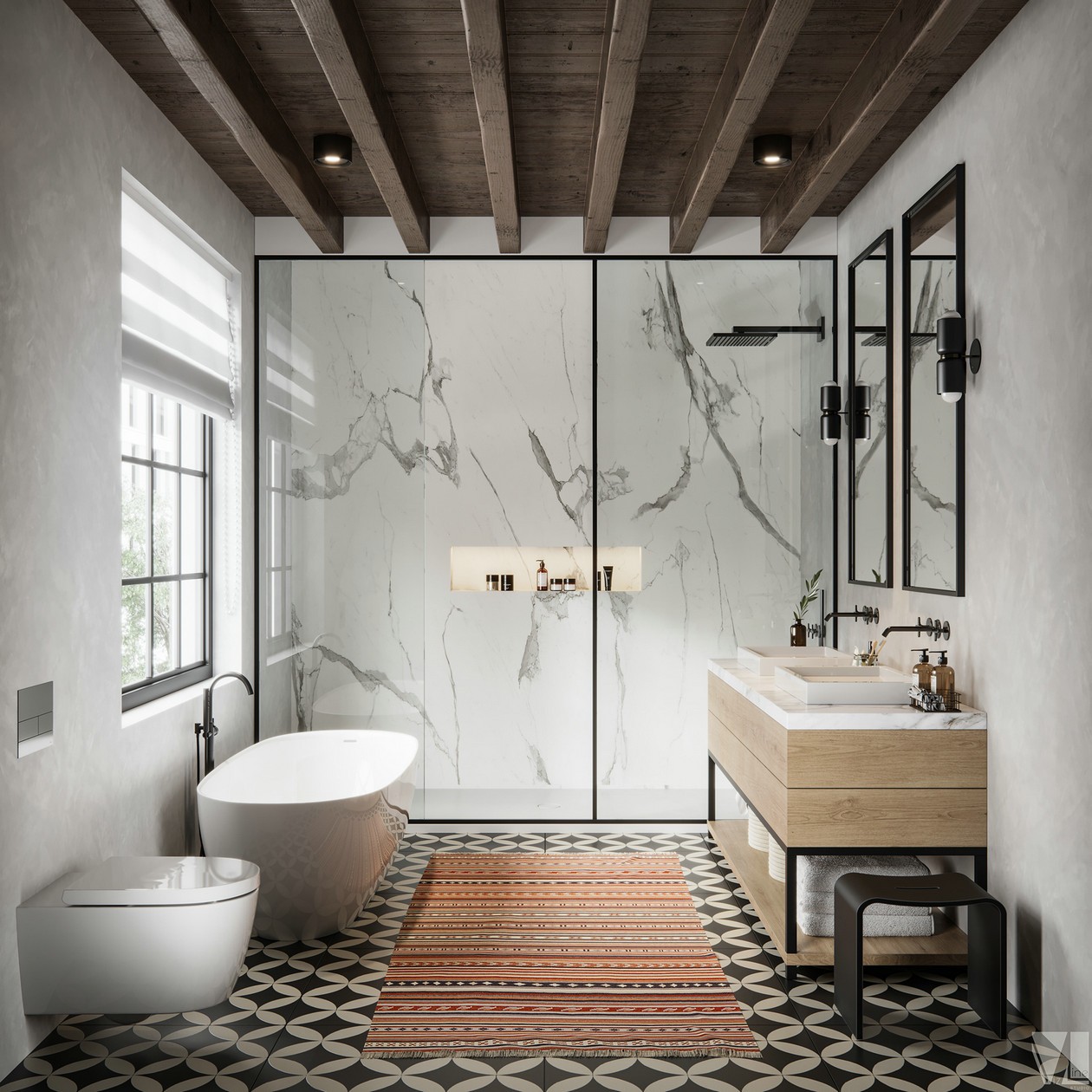 自然而清新的公寓设计-17