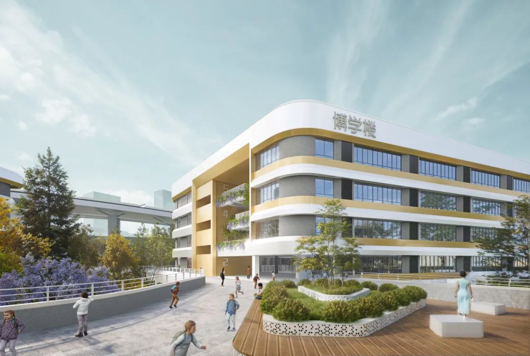 合肥市五十中学天鹅湖教育集团新建奥体校区项目丨中国合肥丨基准方中建筑设计股份有限公司·合肥分公司-55