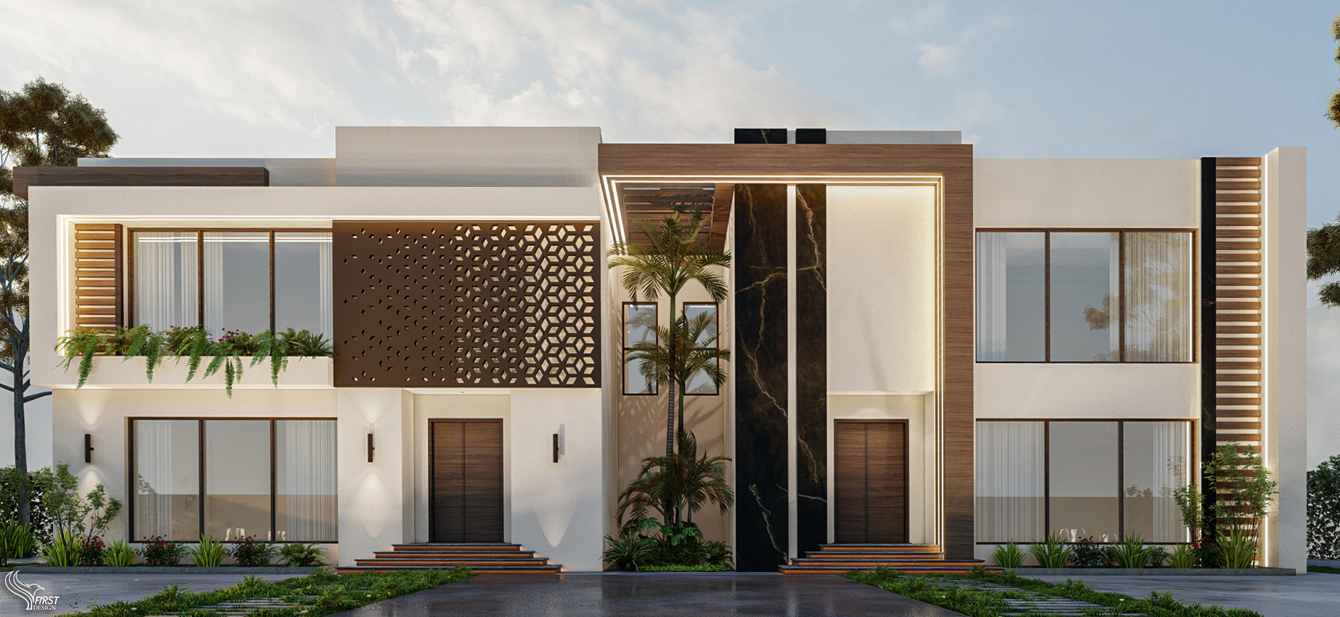 沙特阿拉伯的现代别墅设计丨Vision Design and Construction-6
