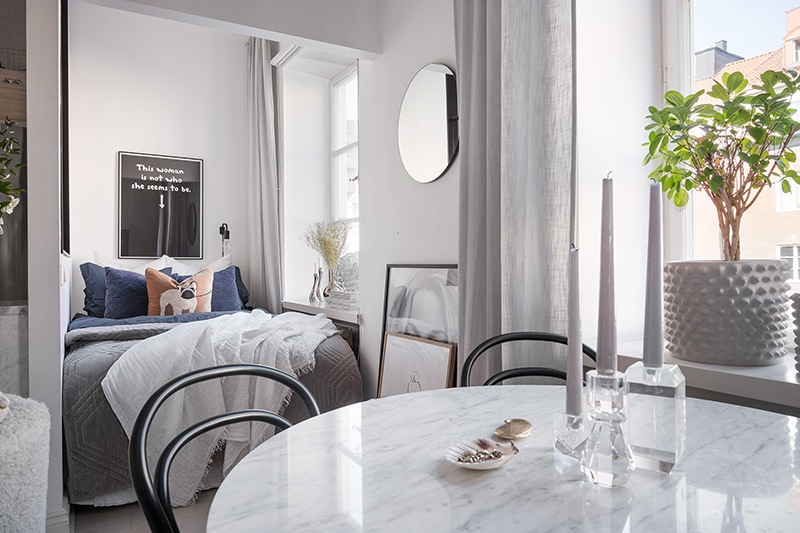 斯德哥尔摩 35 平米少女公寓，粉色浪漫满屋-5